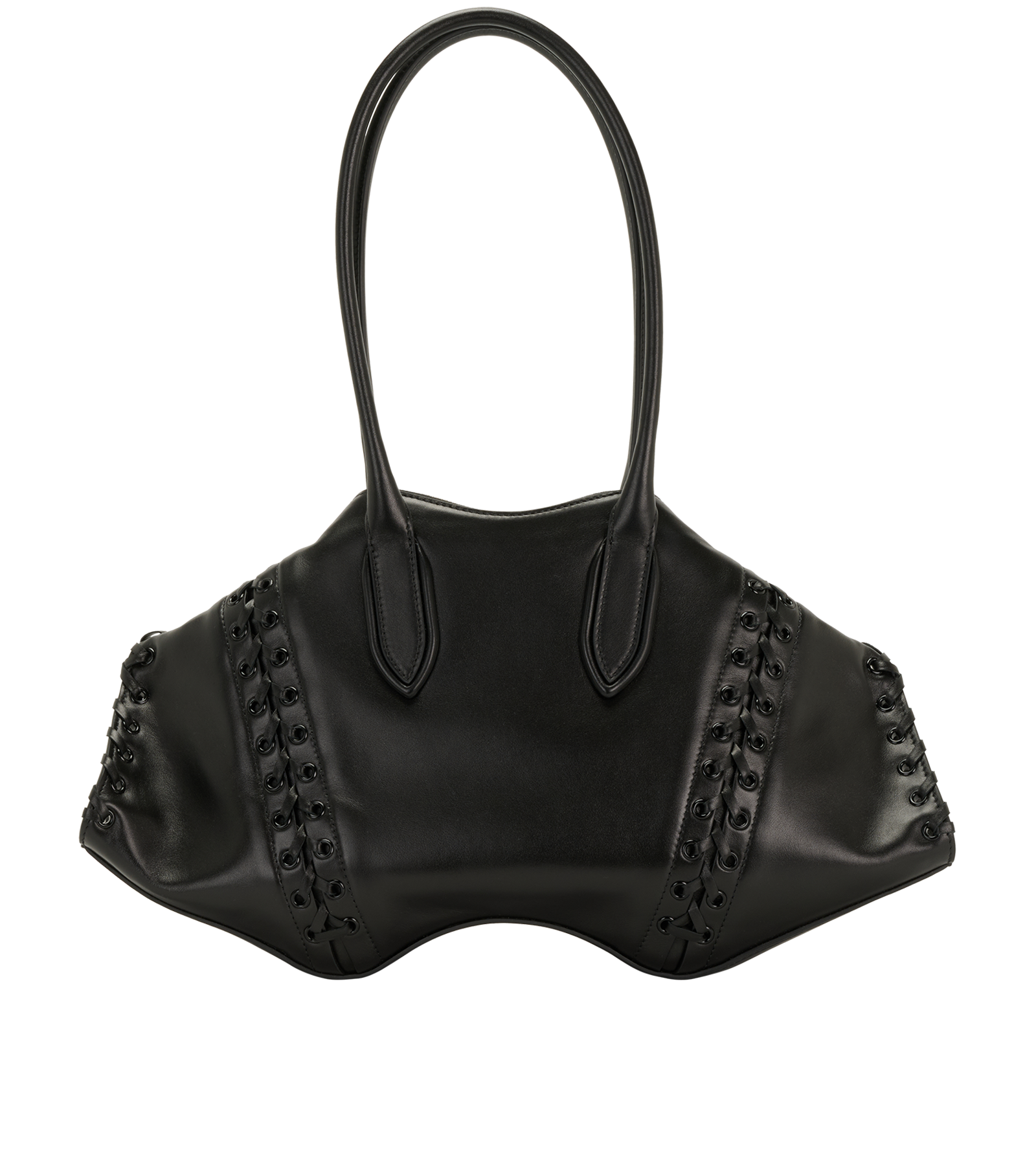 Manta, &pound;1,100, Handbags, Black, Leather, Back view